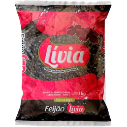 FEIJAO LIVIA TP-1 1KG PRETO